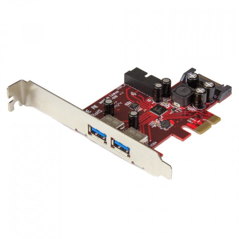 CARTE CONTROLEUR PCIE 4 PORTS USB 3.0 AVEC UASP ET ALIM. SATA