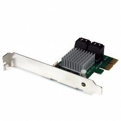 StarTech.com Carte Contrôleur RAID PCI Express 2.0 SATA III 6Gbps à 4 ports avec HyperDuo SSD Tiering - Adaptateur Con