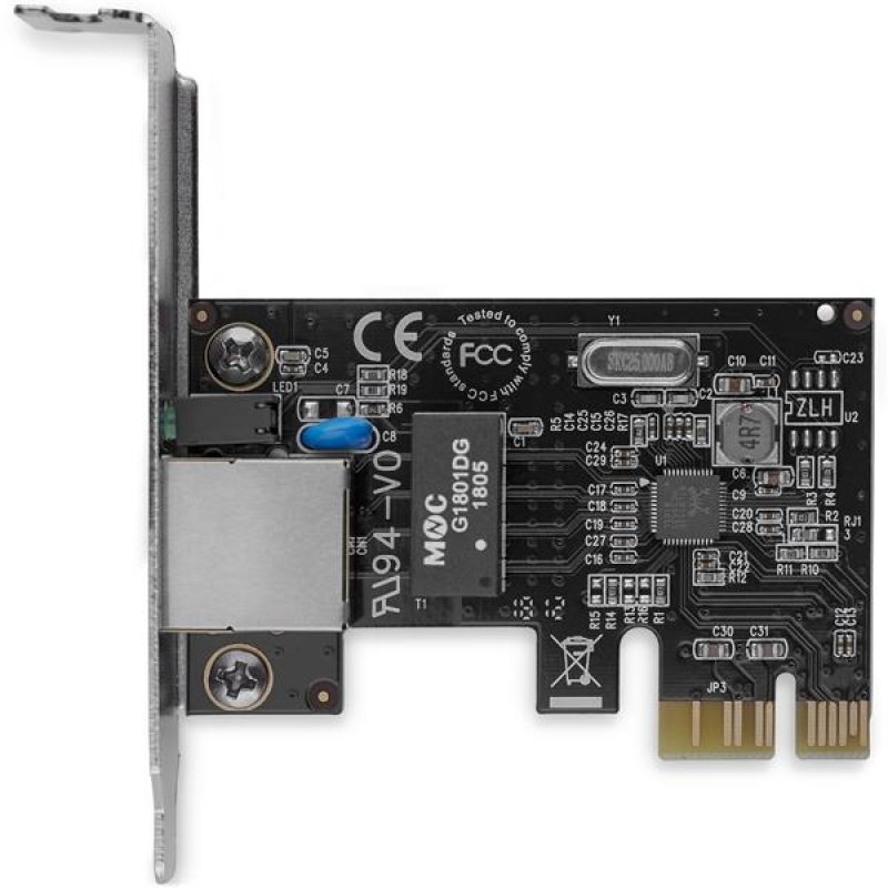 .com Carte réseau PCI Express à 1 port RJ45 Gigabit Ethernet - Low Profile