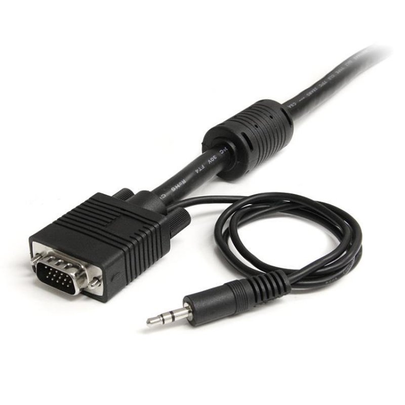5 M COAX HIGH RESOLUTION MONITO VGA CABLE WITH AUDIO