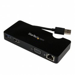 MINI STATION D ACCUEIL USB 3.0 AVEC HDMI OU VGA  GBE ET USB 3.0