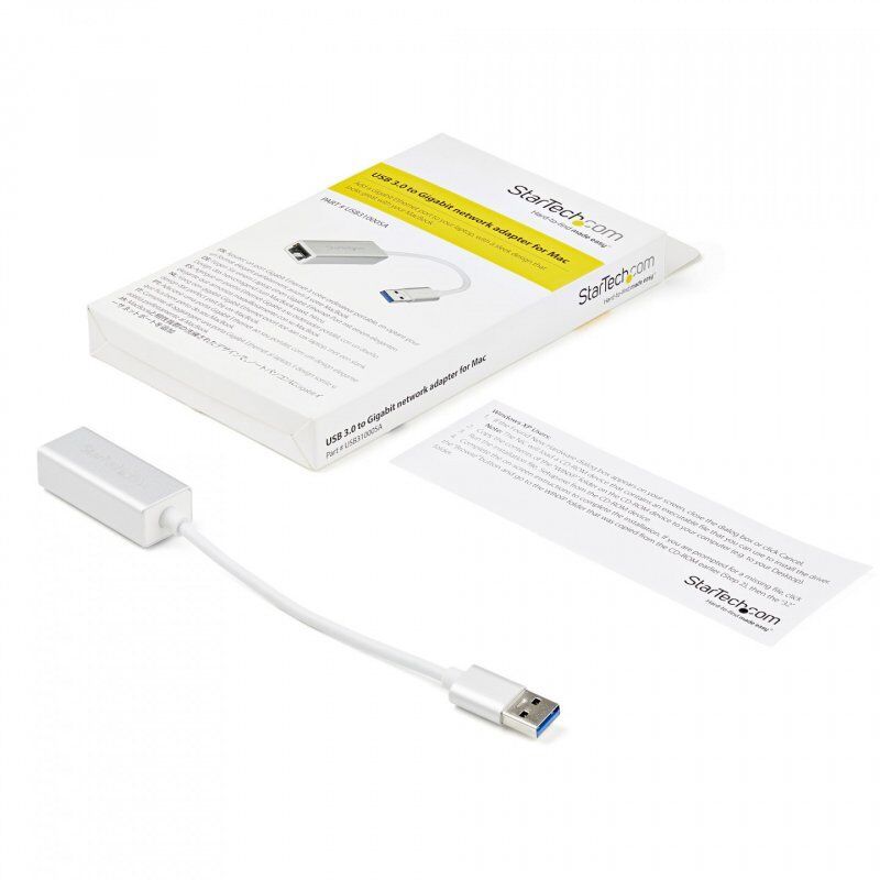 ADAPTATEUR RESEAU USB 3.0 VERS GIGABIT ETHERNET - ARGENT