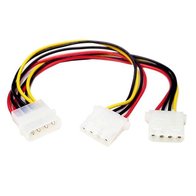 .com Câble Répartiteur en Y Molex - 1x LP4 Mâle 2x LP4 Femelle