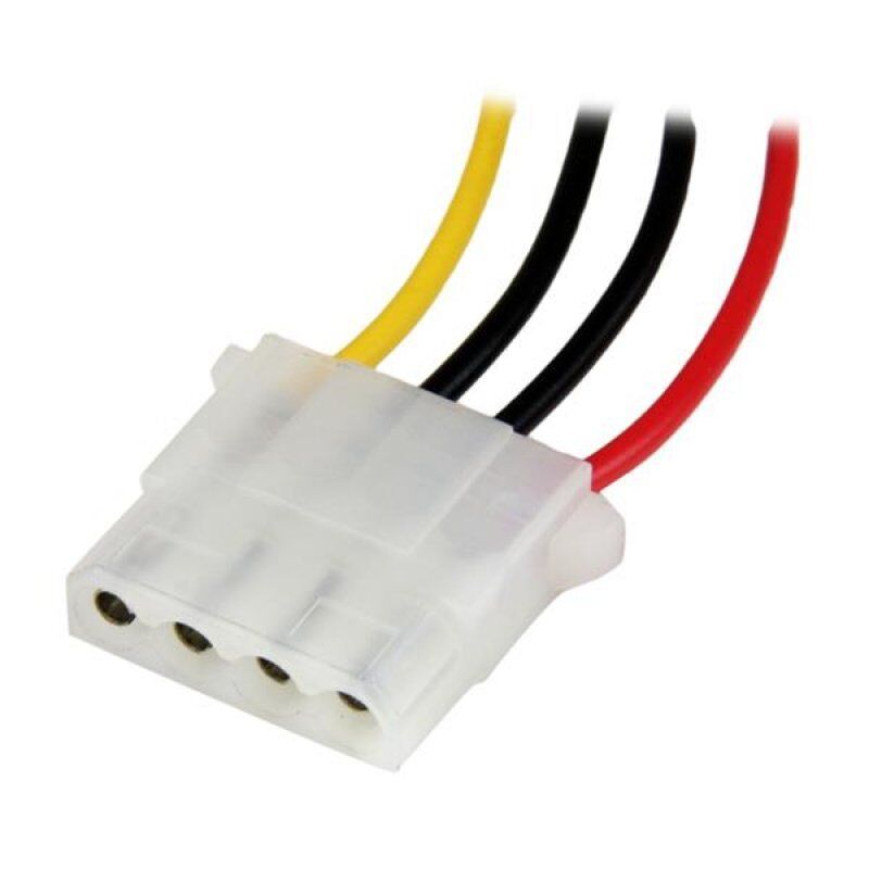 12IN LP4 EXTENDER CABLE - 4 PIN MOLEX POWER EXTENSION CABLE