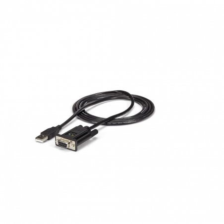 StarTech.com USB to Serial RS232 Adapter - DB9 Serial DCE Adapter Cable with FTDI - Null Modem - USB 1.1 / 2.0 - Bus-Pow