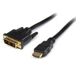 StarTech.com HDMI auf DVI-D Kabel 5m (Stecker/Stecker) - HDMI/DVI Adapterkabel mit vergoldeten Kontakten - HDMI/DVI Vid