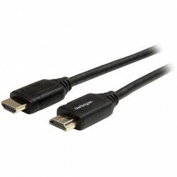 StarTech.com 3ft (1m) Premium Certified HDMI 2.0 Cable with Ethernet - High Speed Ultra HD 4K 60Hz HDMI Cable HDR10 - HD