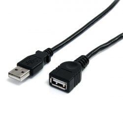 CABLE D EXTENSION USB A VERS USB A - NOIR