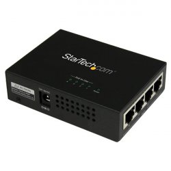 4PORT GIGABIT POE+ MIDSPAN POWER OVER ETHERNET INJECTOR