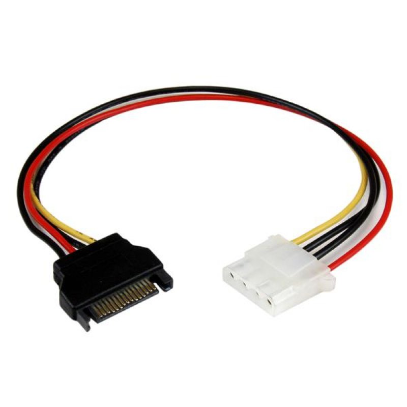 CABLE ADAPTATEUR D ALIMENTATION MOLEX LP4 VERS SATA F/M 30CM