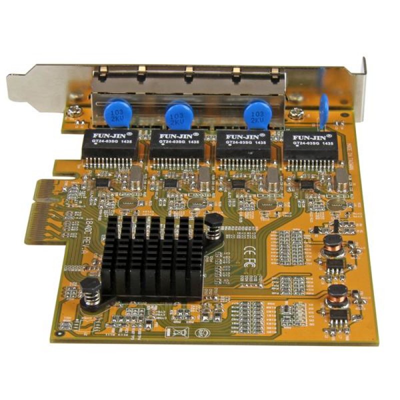 CARTE RESEAU PCI EXPRESS A 4 PORTS GIGABIT ETHERNET
