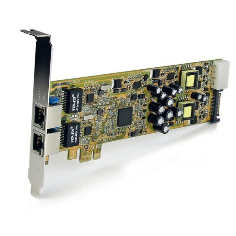 CARTE RESEAU PCI EXPRESS 2 GIGABIT ETHERNET RJ45 POE/PSE