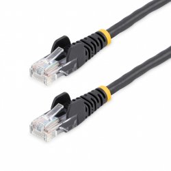CABLE RESEAU CAT5E UTP SANS CROCHET DE 5 M - M/M - NOIR