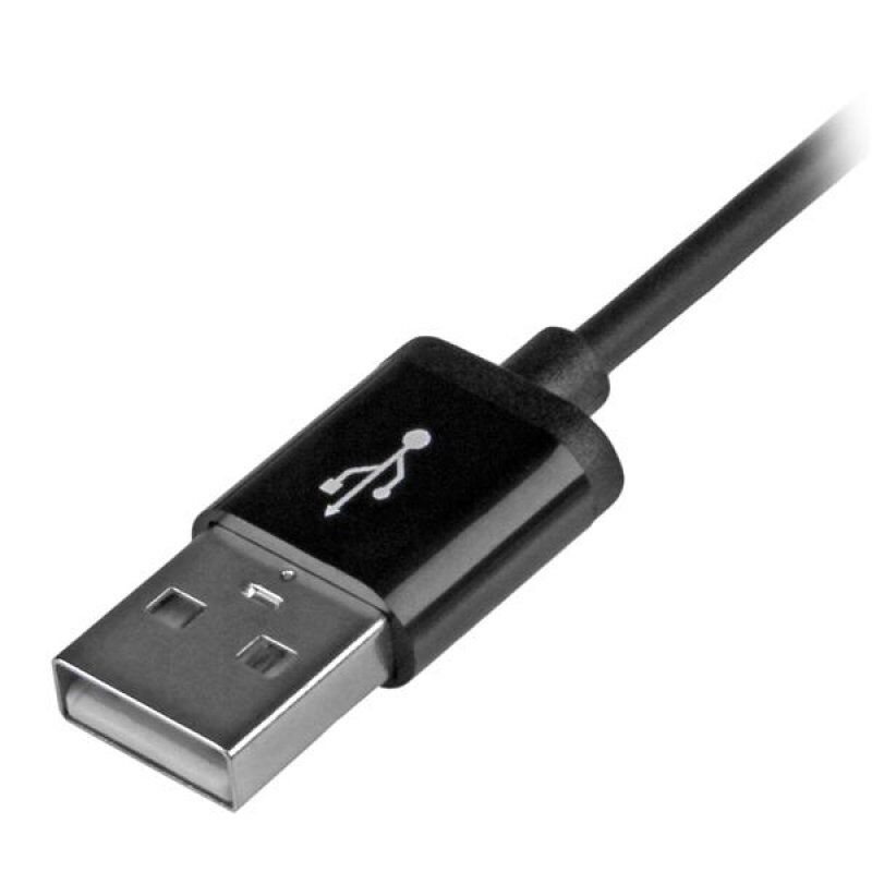1M BLACK APPLE 8-PIN LIGHTNING TO USB CABLE IPHONE IPOD IPAD