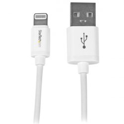 1M WHITE APPLE 8-PIN LIGHTNING TO USB CABLE IPHONE IPOD IPAD