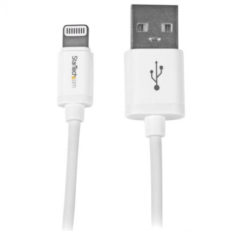 StarTech.com 1 m (3 ft.) USB to Lightning Cable - iPhone / iPad / iPod Charger Cable - High Speed Charging Lightning to 