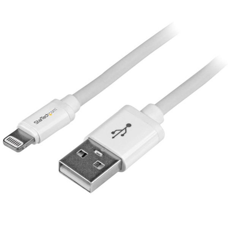 StarTech.com 2 m (6 ft.) USB to Lightning Cable - Long iPhone / iPad / iPod Charger Cable - Lightning to USB Cable - App