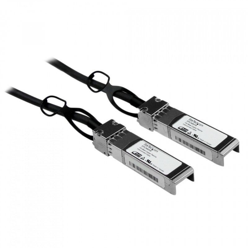 StarTech.com Cisco SFP-H10GB-CU1M Compatible 1m 10G SFP+ to SFP+ Direct Attach Cable Twinax - 10GbE SFP+ Copper DAC 10 G