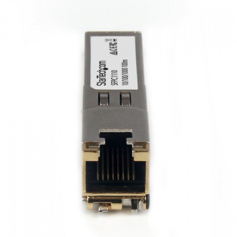 StarTech.com Cisco SFP-GE-T Compatible SFP Transceiver Module - 10/100/1000BASE-TX~Cisco SFP-GE-T Compatible SFP Module 