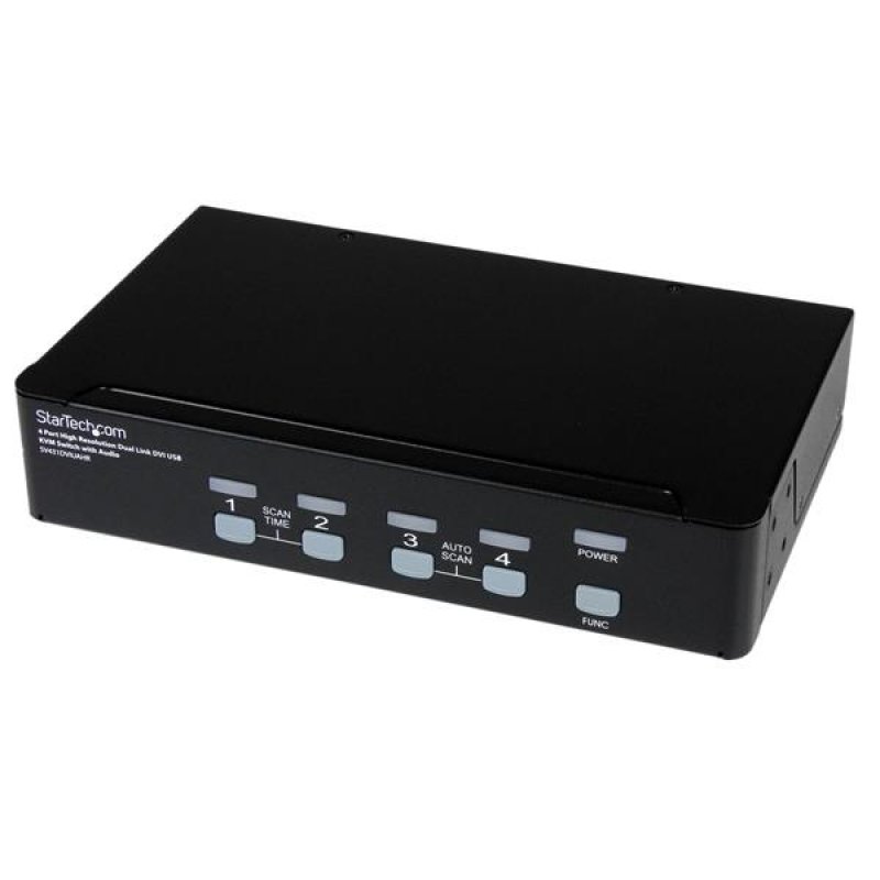 COMMUTATEUR KVM USB DVI DUAL LINK - 4 PORTS