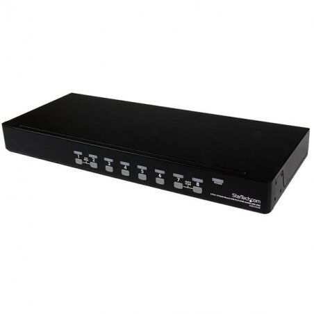 COMMUTATEUR KVM PS/2 USB 8 PORTS MONTAGE RACK 1U AVEC OSD
