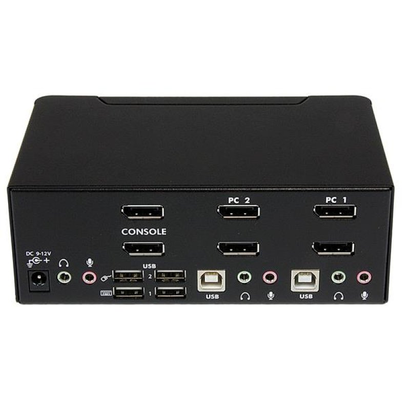 COMMUTATEUR KVM USB DUAL DISPLAYPORT - 2 PORTS