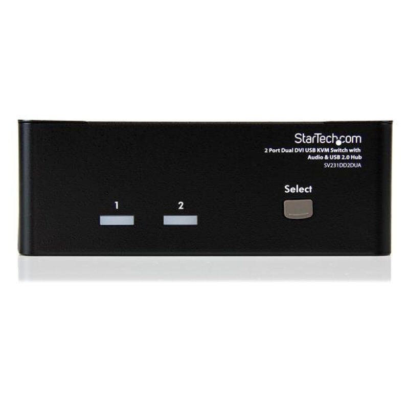 COMMUTATEUR KVM DOUBLE DVI USB - 2 PORTS