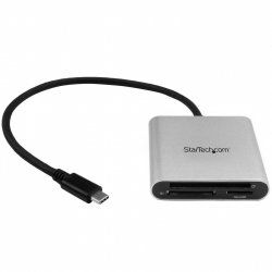 StarTech.com USB 3.0 Kartenleser mit USB-C - SD, MicroSD, CompactFlash Speicherkartenleser mit USB-C Kabel - Kartenlese