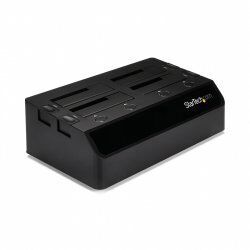 StarTech.com 4-Bay USB 3.0 to SATA Hard Drive Docking Station, USB Hard Drive Dock, External 2.5/3.5" SATA III SSD/HDD D