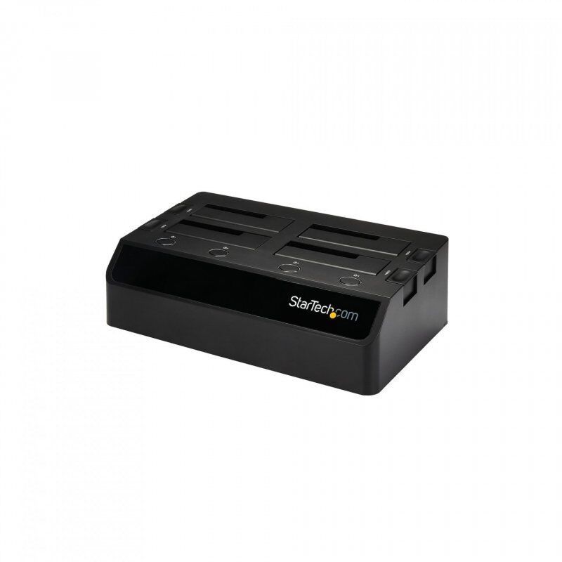 StarTech.com 4-Bay USB 3.0 to SATA Hard Drive Docking Station, USB Hard Drive Dock, External 2.5/3.5" SATA III SSD/HDD D