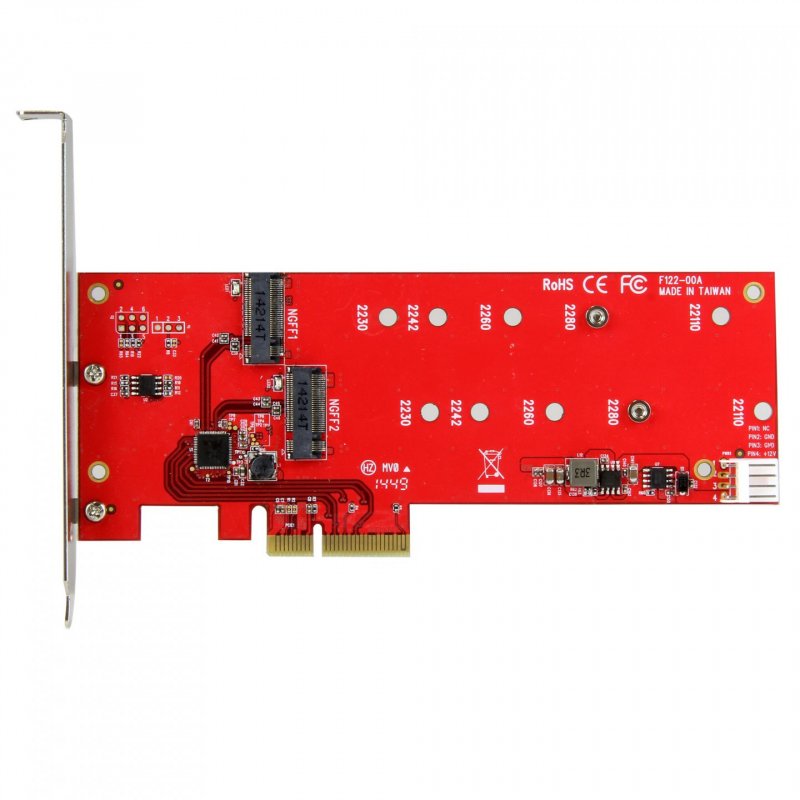 StarTech.com Carte contrôleur PCI Express pour 2 SSD M.2 SATA
