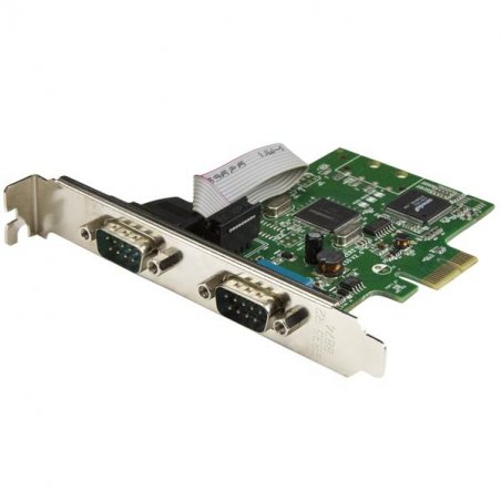 CARTE PCI EXPRESS A 2 PORTS SERIE DB9 RS232 - UART 16C1050