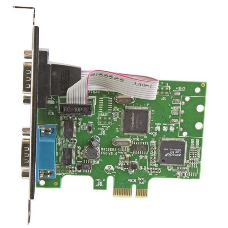CARTE PCI EXPRESS A 2 PORTS SERIE DB9 RS232 - UART 16C1050