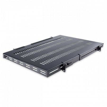 StarTech.com Étagère Réglable et Ventilée pour Montage en Rack de Serveur 1U - 150kg - Profondeur de Montage Réglab