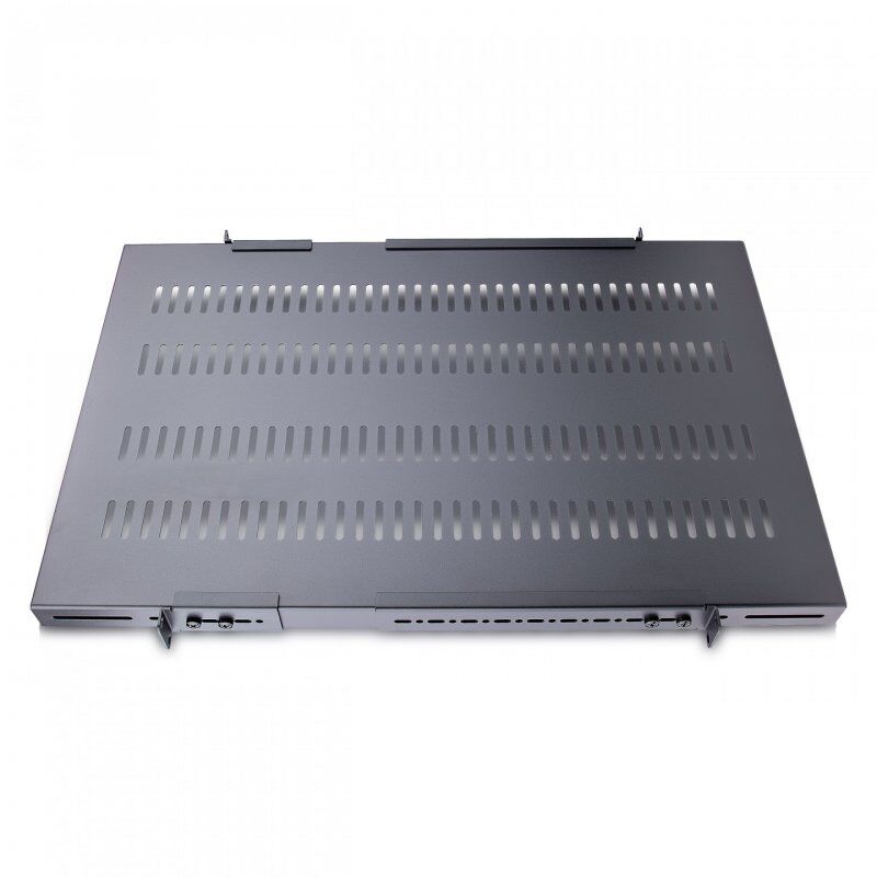 StarTech.com 1U 4-Post Adjustable Vented Server Rack Mount Shelf - 330lbs(150 kg) - 19.5 to 38in Adjustable Mounting Dep