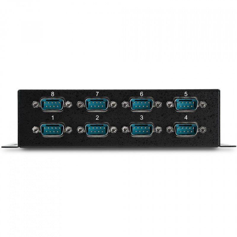 StarTech.com Hub série RS232 à 8 ports - Adaptateur USB vers 8x DB9 RS232 à montage mural et rail DIN