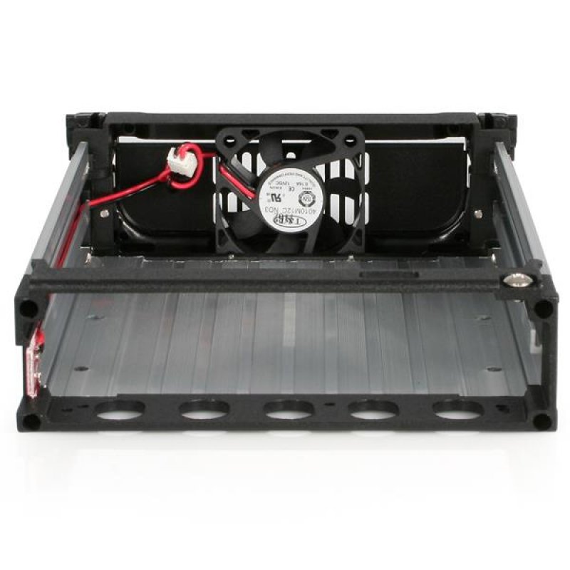 StarTech.com Rack Amovible Robuste en Aluminium 5.25" avec Ventilateur pour Disque Dur SATA 3.5"