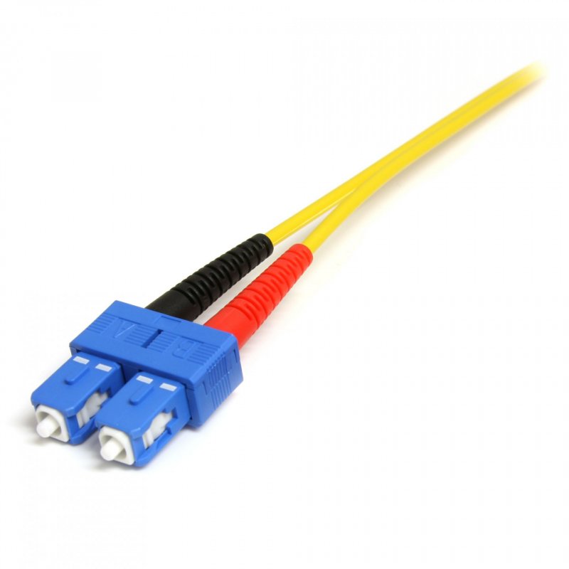 CABLE RESEAU FIBRE OPTIQUE LC VERS SC 9/125 DUPLEX MONOMODE 4M