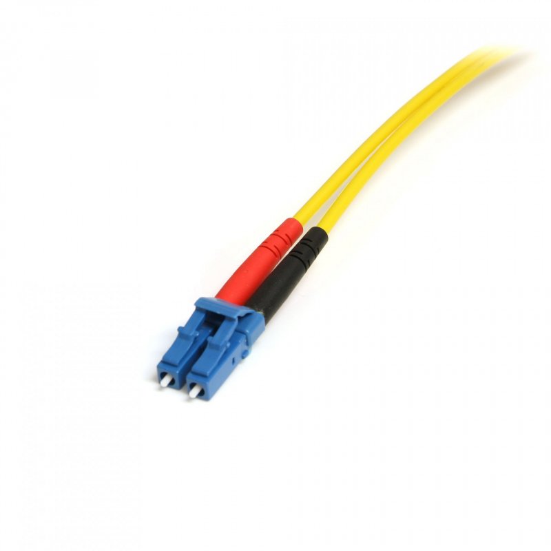 CABLE RESEAU FIBRE OPTIQUE LC VERS SC 9/125 DUPLEX MONOMODE 4M