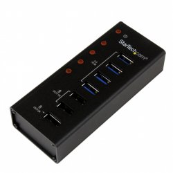 HUB USB 3.0 ALIMENT DE 4 PORTS AVEC 3 PORTS DE RECHARGE USB