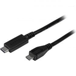 StarTech.com USB 2.0 USB-C auf Micro-B Kabel - 1m - USB C zu Micro B Anschlusskabel - USB Typ-C-Kabel - 1 m