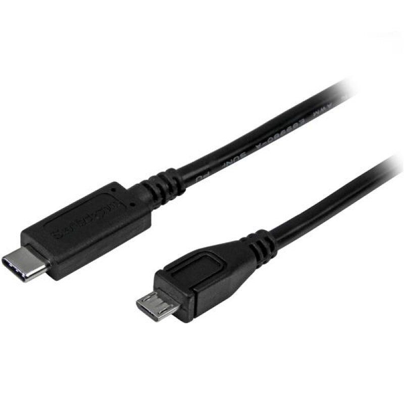 StarTech.com USB 2.0 USB-C auf Micro-B Kabel - 1m - USB C zu Micro B Anschlusskabel - USB Typ-C-Kabel - 1 m