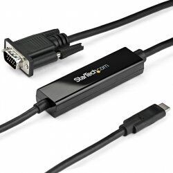StarTech.com Adaptateur USB-C vers VGA 1m - Câble Vidéo Actif USB Type C vers VGA - 1920x1200/1080p - Compatible Thund