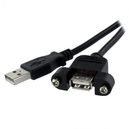 CABLE USB 2.0 @ MONTAGE SUR PANNEAU A VERS A DE 30 CM - F/M