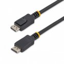 StarTech.com DisplayPort Kabel mit Verriegelung 7m (Stecker/Stecker) - dp (20 Pin) Kabel Schwarz - DisplayPort Audio- /