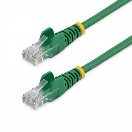 CABLE RESEAU CAT5E UTP SANS CROCHET DE 1M - M/M - VERT