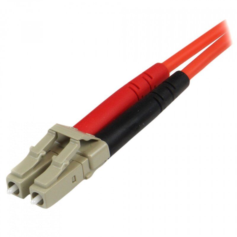 1M MULTIMODE DUPLEX LC/ST FIBER OPTIC PATCH CABLE - 50/125