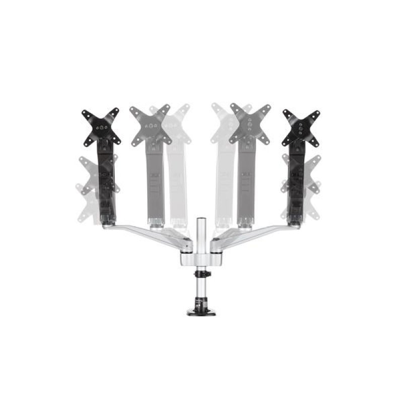 SUPPORT DE BUREAU POUR 2 ECRANS AVEC BRAS ARTICULES