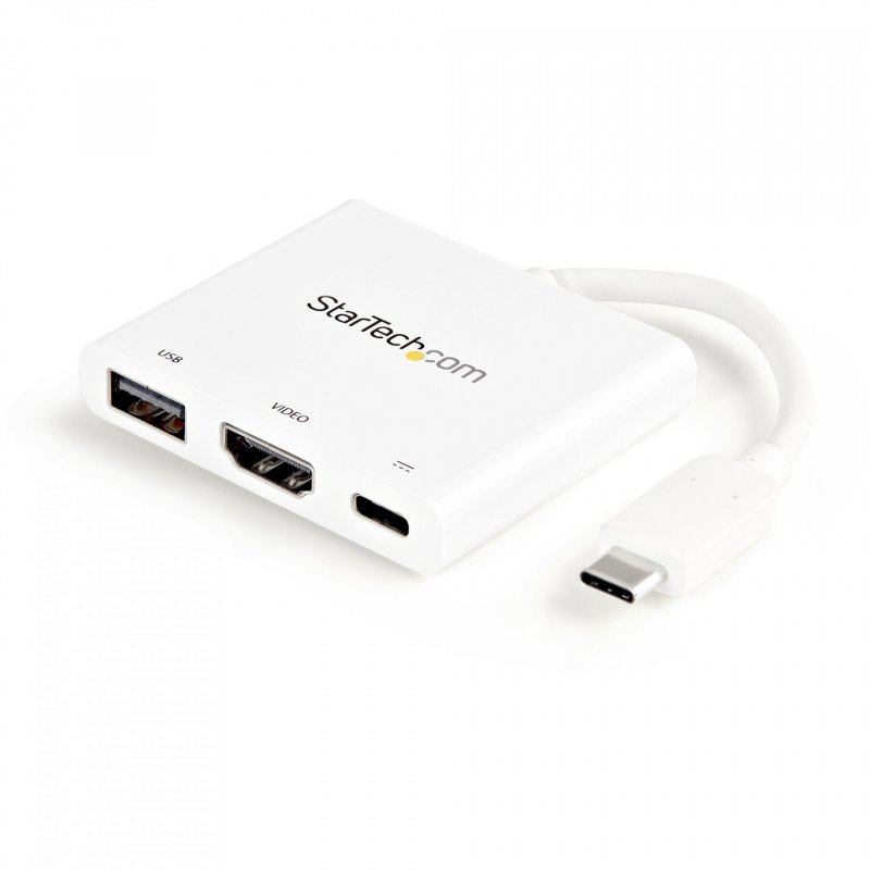 ADAPTATEUR USB TYPE-C VERS HDMI 4K AVEC POWER DELIVERY - BLANC