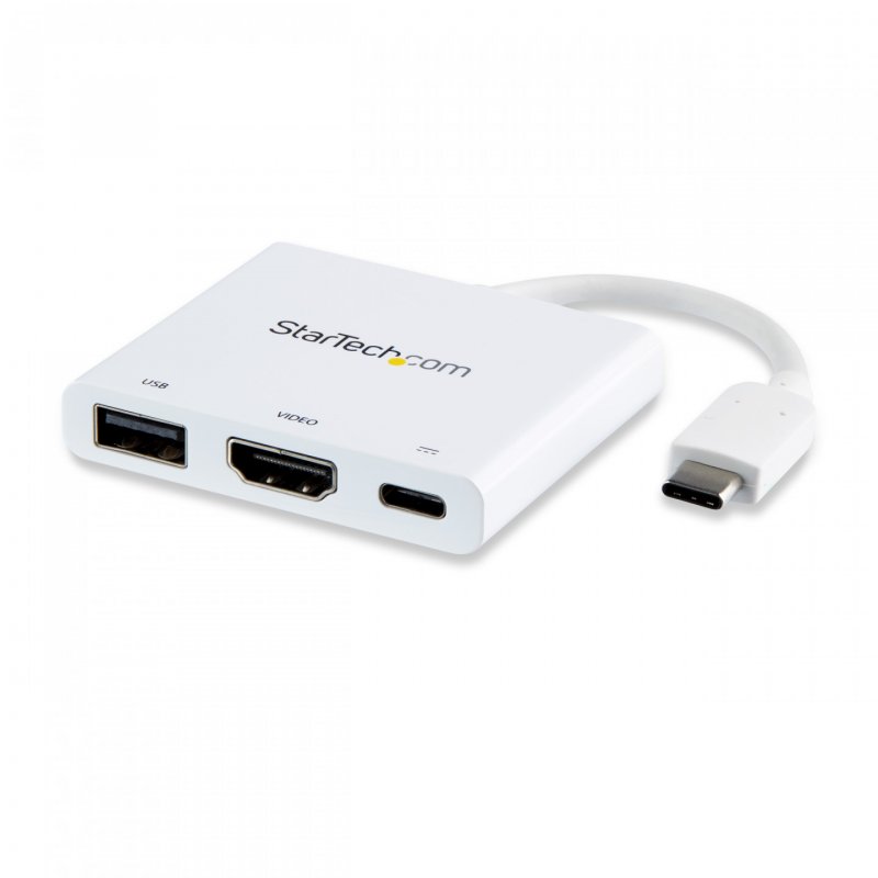 StarTech.com USB-C Multiport Adapter with HDMI - USB 3.0 Port - 60W PD - White